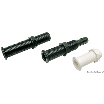 Boccola per scarico bianca 22,7 x 78 mm 