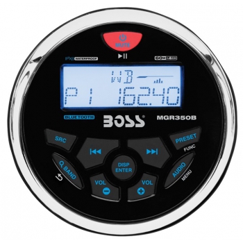 Boss Marine MGR350B Stereo da Cruscotto