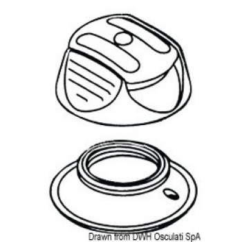 Bottone automatico Perfix blu 