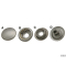 Bottone testa 1000pz inox