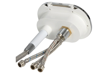 Box doccia bianco tubo nylon 2,5 m 