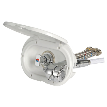 Box doccia bianco tubo PVC 2,5 m (Bulk 10 pz)