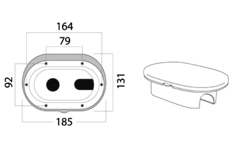 Box doccia bianco tubo PVC 2,5 m (Bulk 10 pz)