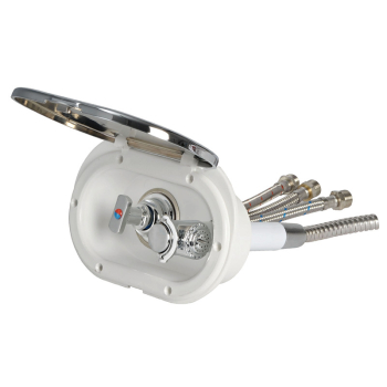 Box doccia con tubo inox 2,50 m 