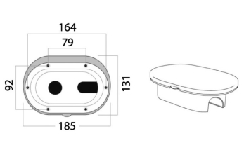 Box doccia cromato tubo PVC 2,5 m (Bulk 10 pz)