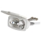 Box doccia New Edge bianco tubo inox 4 m 