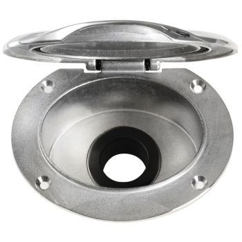 Box Elissa inox con doccia tubo nylon 4 m 