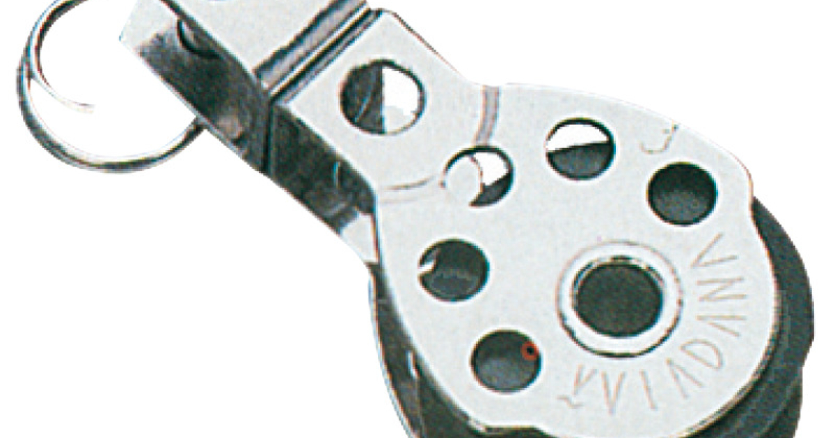 Puleggia con gancio girevole STANDERS ruota 60 mm in nylon 40 kg | Leroy Merlin