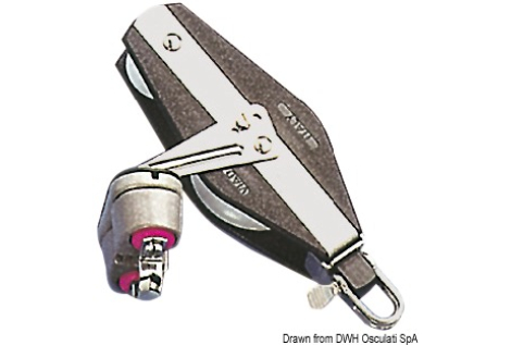 Bozzello 2 pulegge violino strozzascotte C 