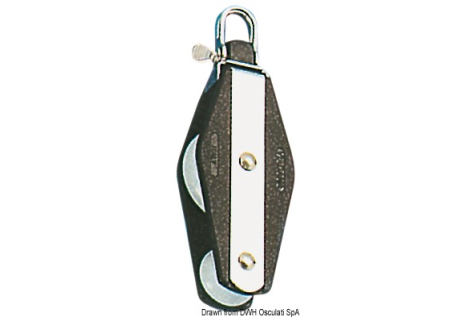 Bozzello 2 pulegge violino testa universale B 