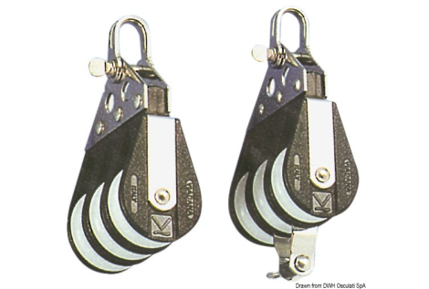 Bozzello 3 pulegge arricavo C 