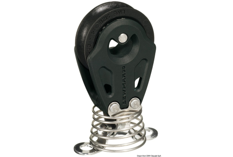 Bozzello Control 30 singolo su molla 