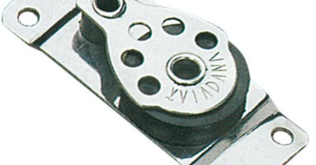 Puleggia in delrin su sfere inox mm 44 14 - BricoNautica Shop