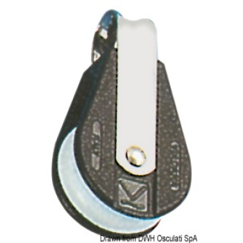 Bozzello Plastinox 2 pulegge violino 8x34 