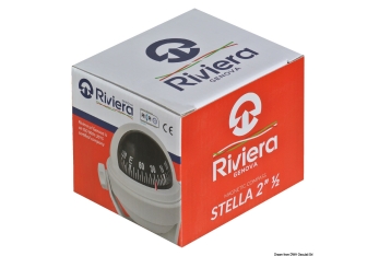 Bussola Riviera 2" 1/2 BS2 nera/nera 