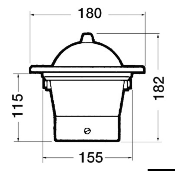 Bussola Riviera 5" BW1 da incasso 
