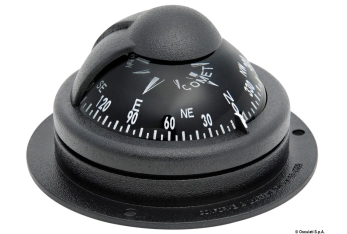 Bussola Riviera Comet 1 da 2" nera 