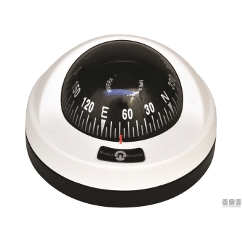 Bussola rv led aries 2"1/2 nera 