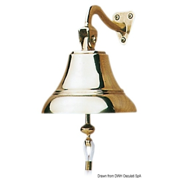 Campana in ottone cromato.-21.530.00