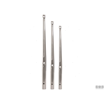 Candeliere h610mm inox<