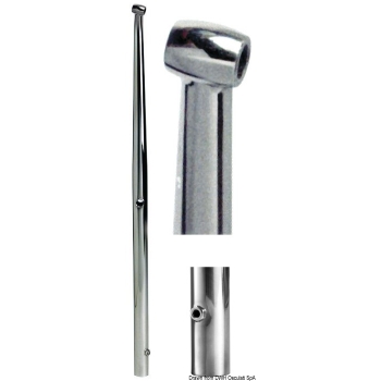 Candeliere inox 610 mm 