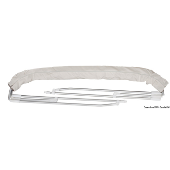 Capottina Bimini Depth 4 archi 175/185 cm bianca 