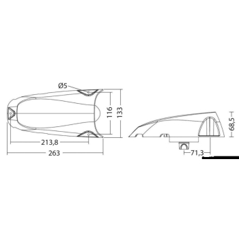 Carena per presa d'aria Wind Shell  