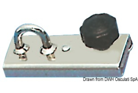 Carrello inox con occhio 