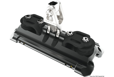 Carrello randa 1 supporto verticale pulegge rinvio 