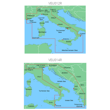 Cartografia regular mar tirreno