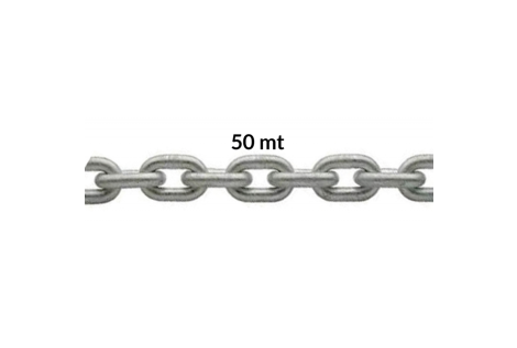 Catena zinc. calibrata Ø mm.8x50mt