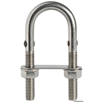 Cavallotto inox 80 x 8 mm 
