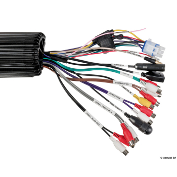 Cavo ausiliare USB-AUX con frontalino stagno 