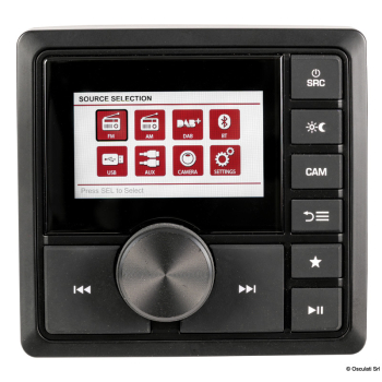 Cavo ausiliare USB-AUX con frontalino stagno 