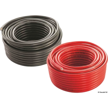 Cavo batterie nero in rame stagnato 50 mm 