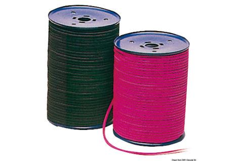 Cavo elastico nero 6 mm 