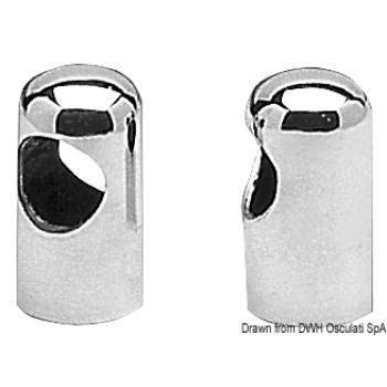 Centrale corrimano inox mm 22 