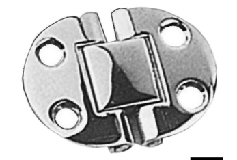 Cerniera a filo 50x38 mm 
