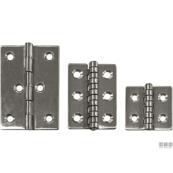 Cerniera a libro classica 40x40mm in acciaio inox 316