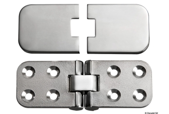 Cerniera a ribalta di precisione con rotazione a 180° e cover copriviti-38.292.00