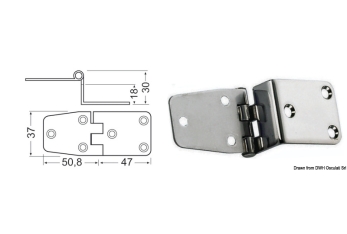 Cerniera a sbalzo 2 mm-38.441.84