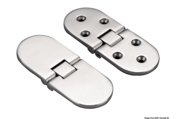 Cerniera di precisione microfuse, rotazione 180°-38.290.01