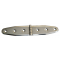 Cerniera Doppia Coda in Acciaio Inox 105x28 mm 