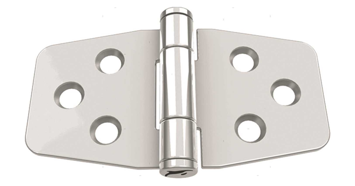 Rugged Ridge 11115.01 - Kit Cerniere Portellone Posteriore In Acciaio Inox Per Hard Top Jeep CJ (76-86)