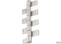 Cerniera frenata Ala Lunga mt inox 130x45