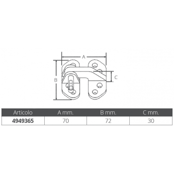 CERNIERA INOX 316