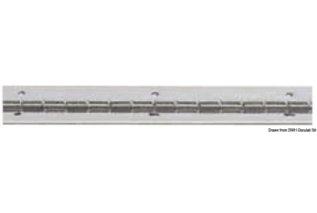 Cerniera inox barre x 2 mt. 