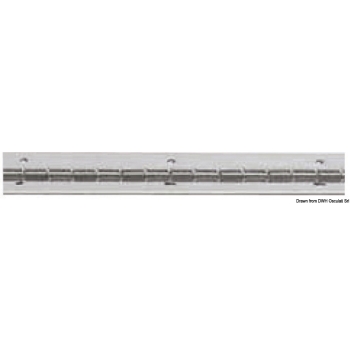 Cerniera inox barre x 2 mt. 