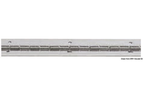 Cerniera inox barre x 2 mt. 