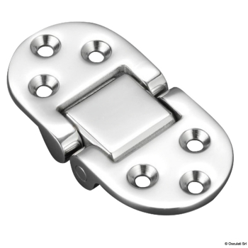 Cerniera inox con fori 76x38 mm 